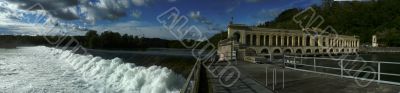 dam on Ticino river