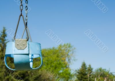 Blue Infant Swing