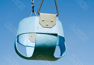Blue Baby Swing