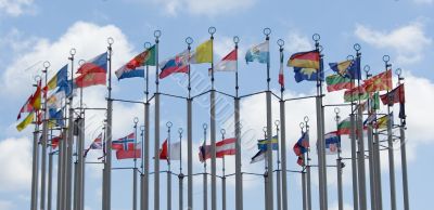 flags of different countries