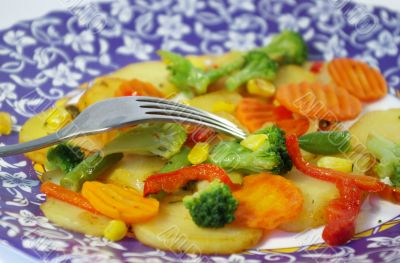 Vegetables fry