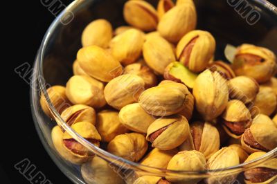 glass of foods pistachio