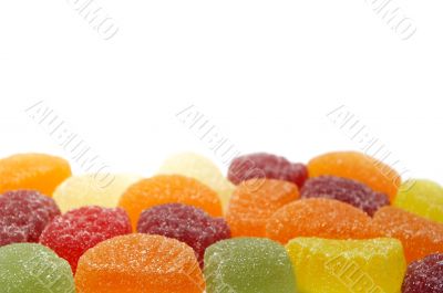 Sweet fruit color candy
