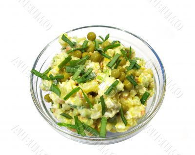 Salad from vegetables