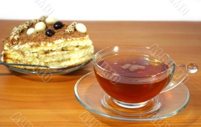 Cup of tea and sweet cake