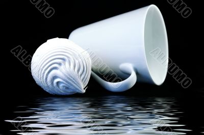 Zephyr and white cup