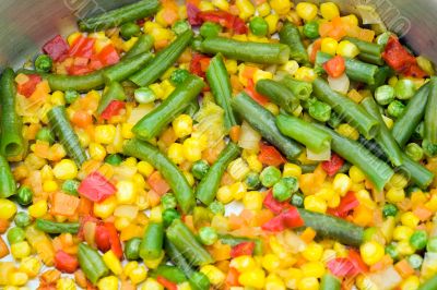 Fried vegetables