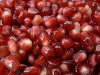 pomegranate seed background