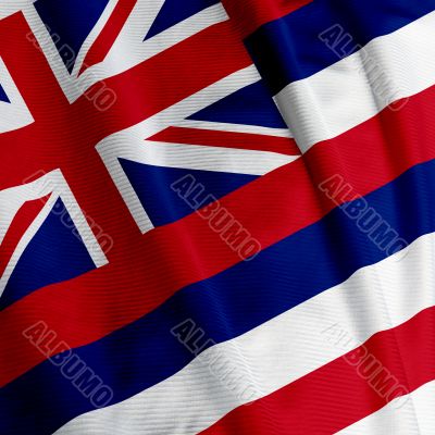 Hawaii Flag Closeup