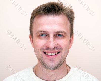 smiling man