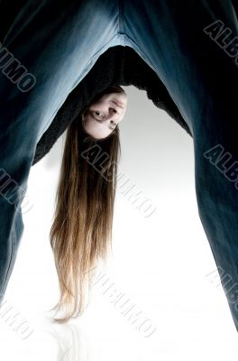 Girl looking