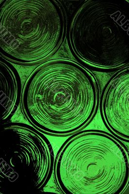 Green glass
