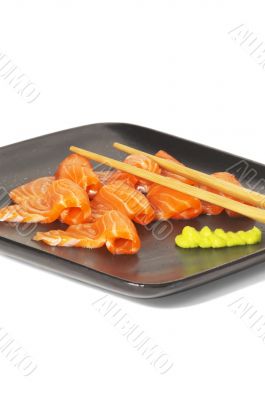 salmon sushi