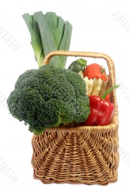 Basket of vegetables