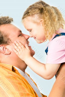 Father and daughter