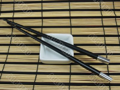 chopsticks for a sushi