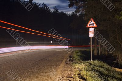nighttime highway