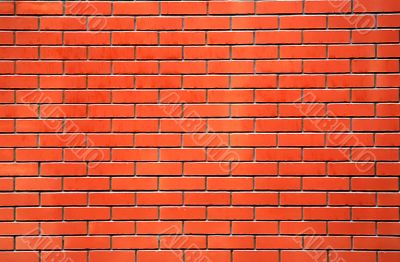 Red brick wall