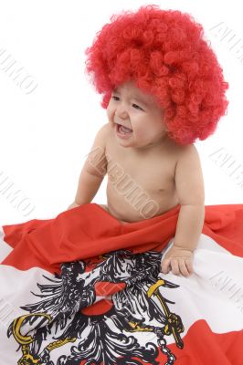 Baby as an Austria-Fan