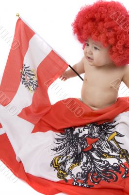 Baby as an Austria-Fan