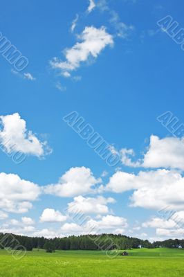 landscape and clouds