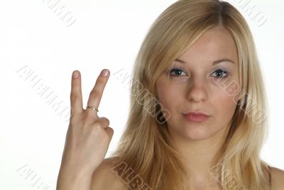 junge blonde Frau | young blond woman