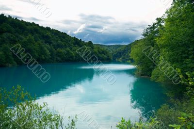 A lake in the forest