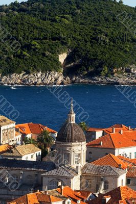 View of the downtown section of Dubrovnik, Croatia
