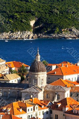 View of the downtown section of Dubrovnik, Croatia