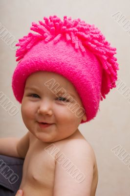Pink hat