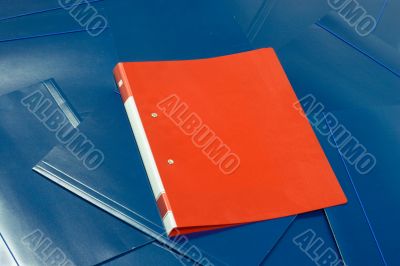 Red folder