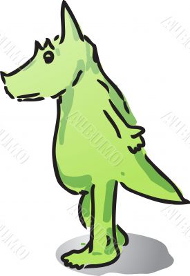 Cartoon dinosaur