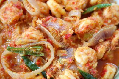 Spicy prawns