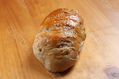 Walnut and raisin bread