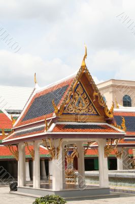 Thai temple courtyard