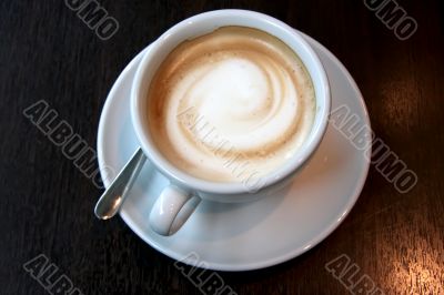 Coffee with foam