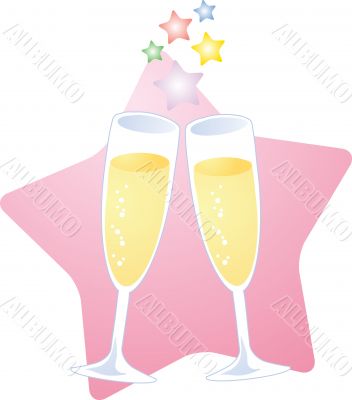 Champagne toast