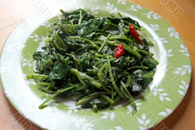 Spicy vegetables