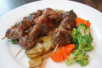 Lamb skewers