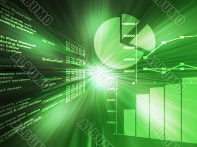 Spreadsheet data green