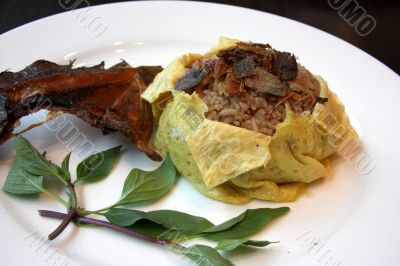 Thai fish rice