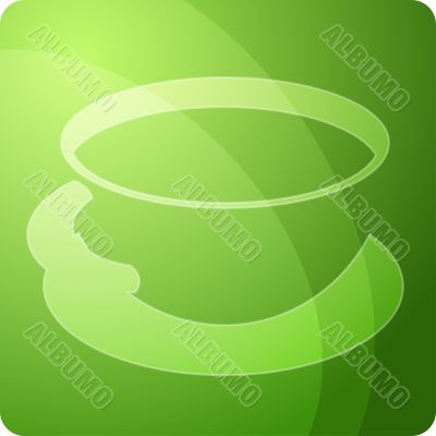 Abstract beverage green