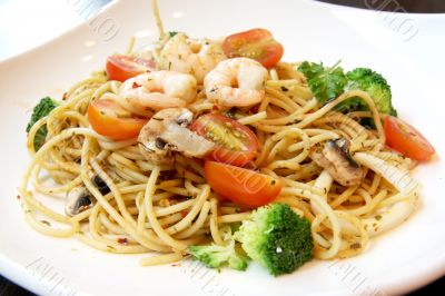 Seafood pasta