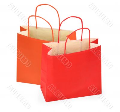 two shopping bags