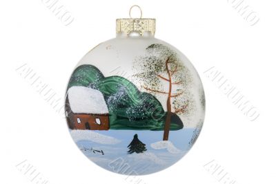 Christmas balls hand painted