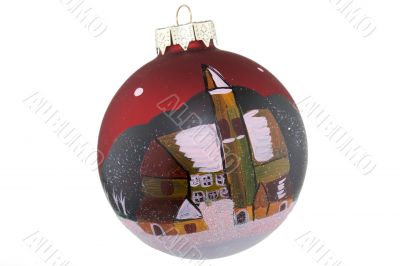 Christmas balls hand painted