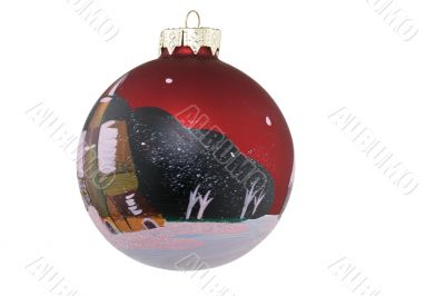 Christmas balls hand painted