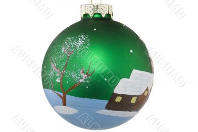 Christmas balls hand painted