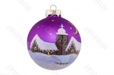 Christmas balls hand painted