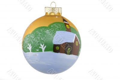 Christmas balls hand painted
